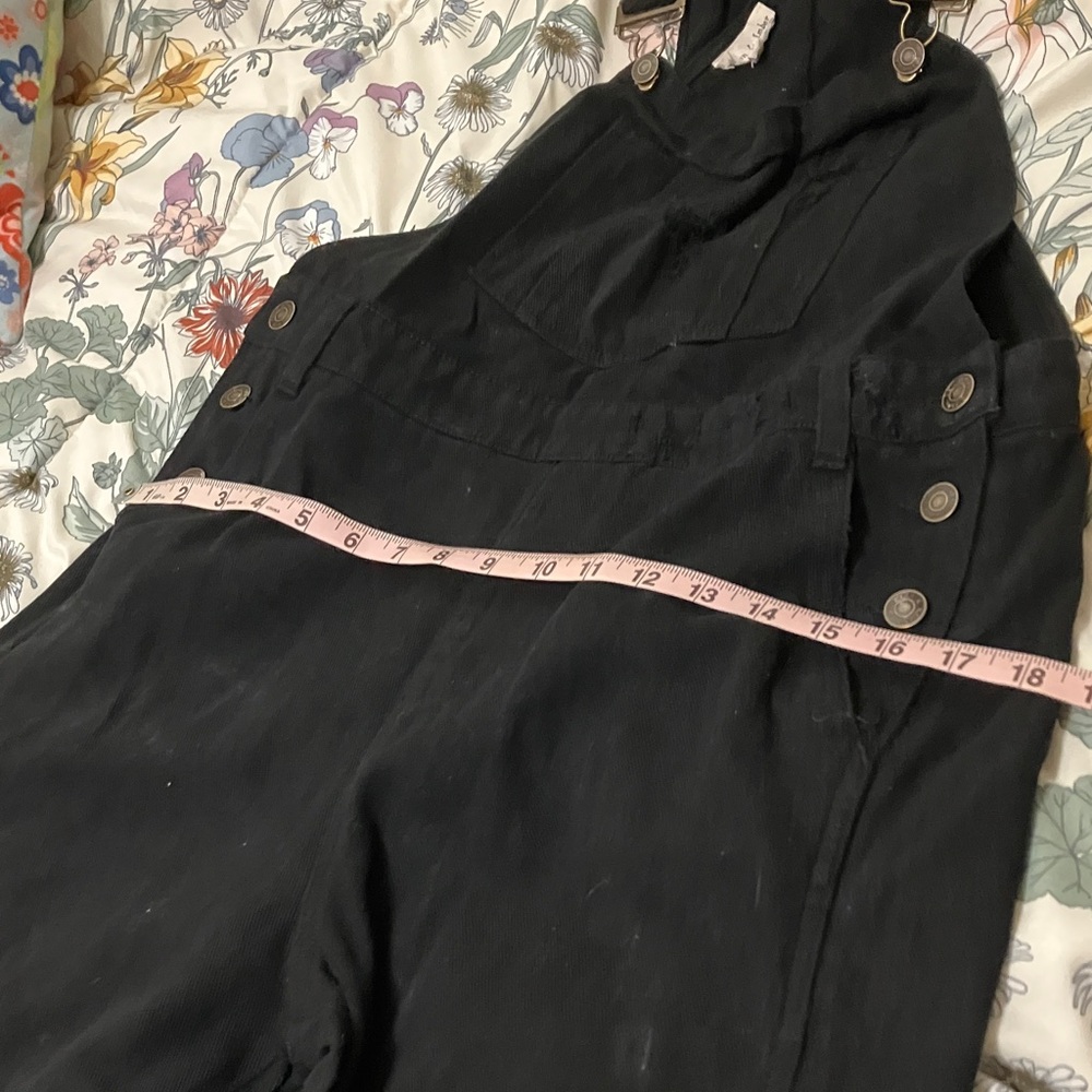 Black Women's Jeans Overalls - Picture 6 of 6